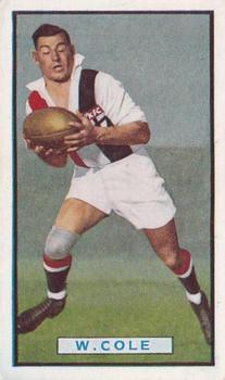 1939 Allen's League Footballers #NNO William Cole Front